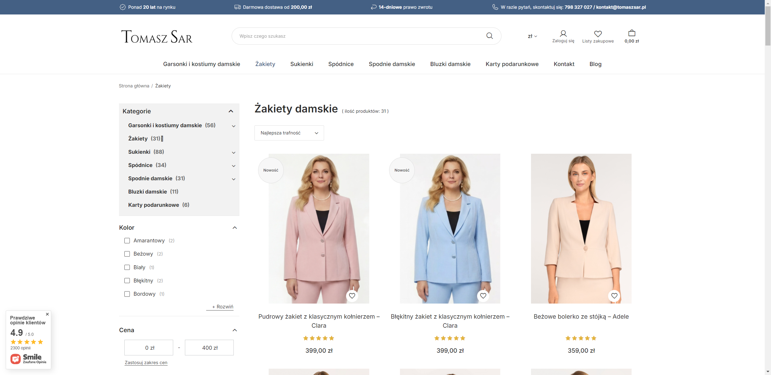 Na co zwrócić uwagę przy wyborze żakietów damskich na każdą porę roku?