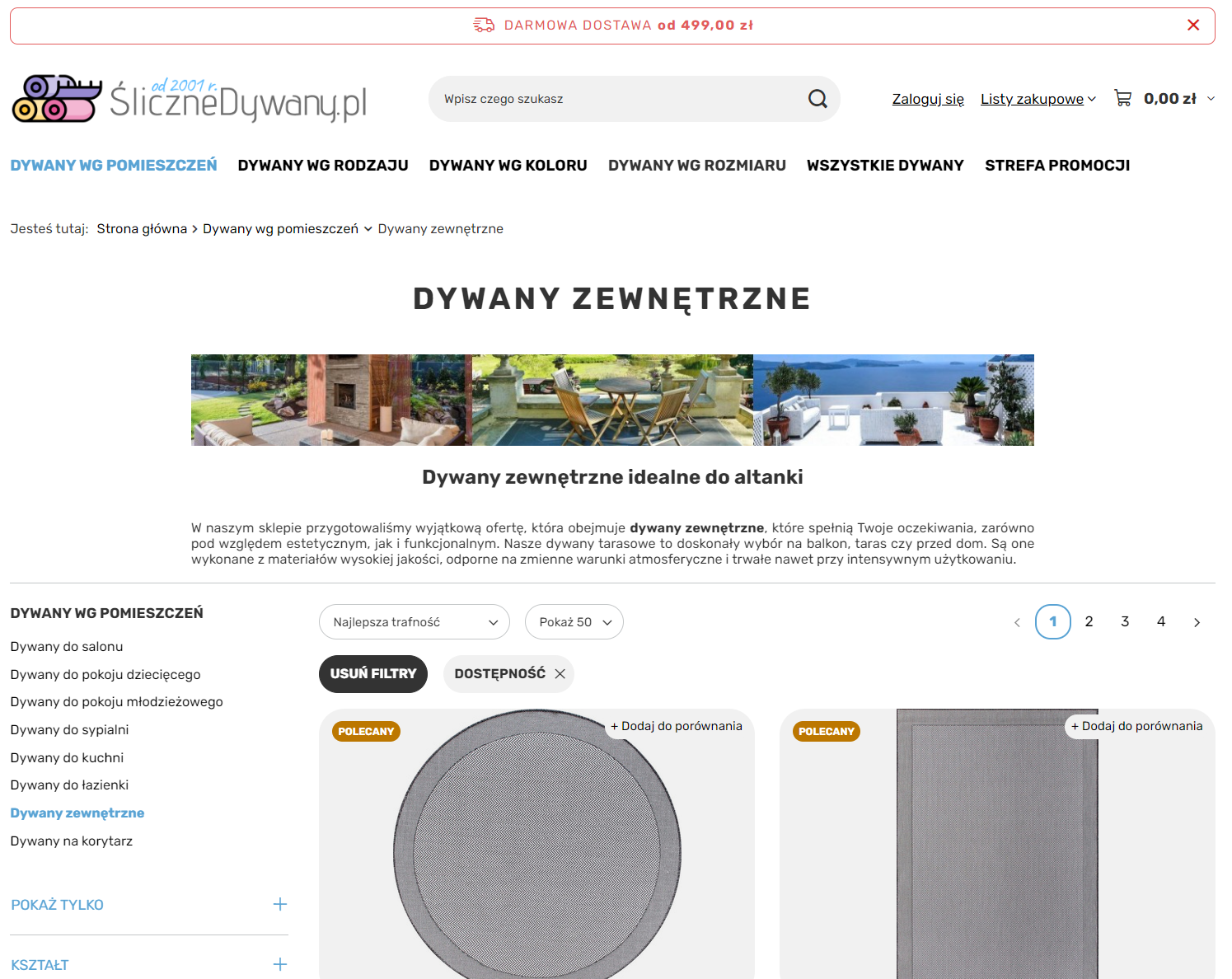Na co zwrócić uwagę podczas zakupu dywanu zewnętrznego?