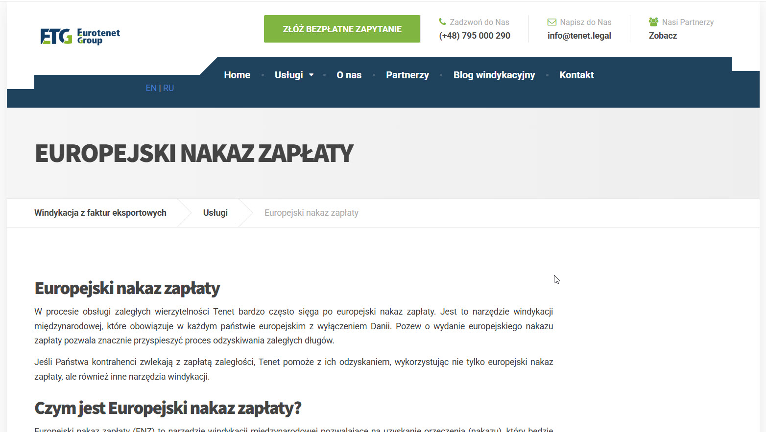 Europejski nakaz zapłaty jako sposób na odzyskanie należności od zagranicznego kontrahenta