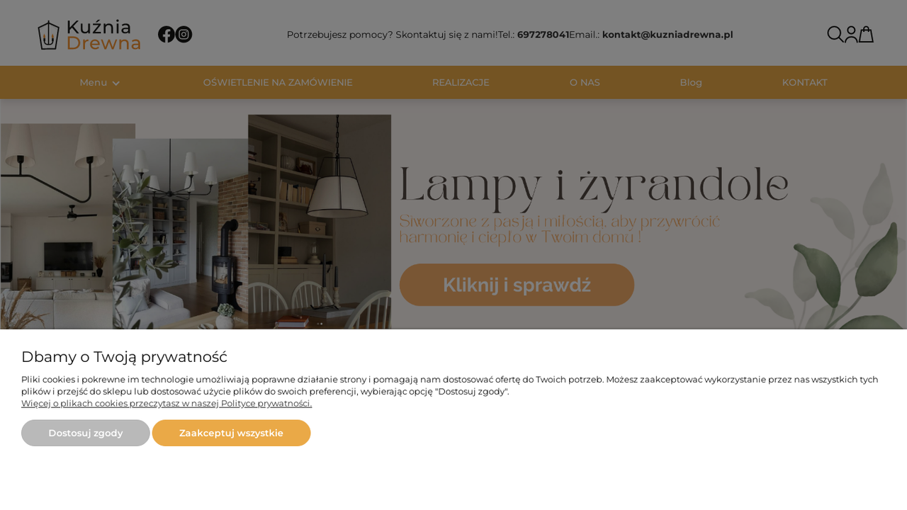 Zrzut strony Lampy ręcznie robione | Polski producent oświetlenia crafdeco.com