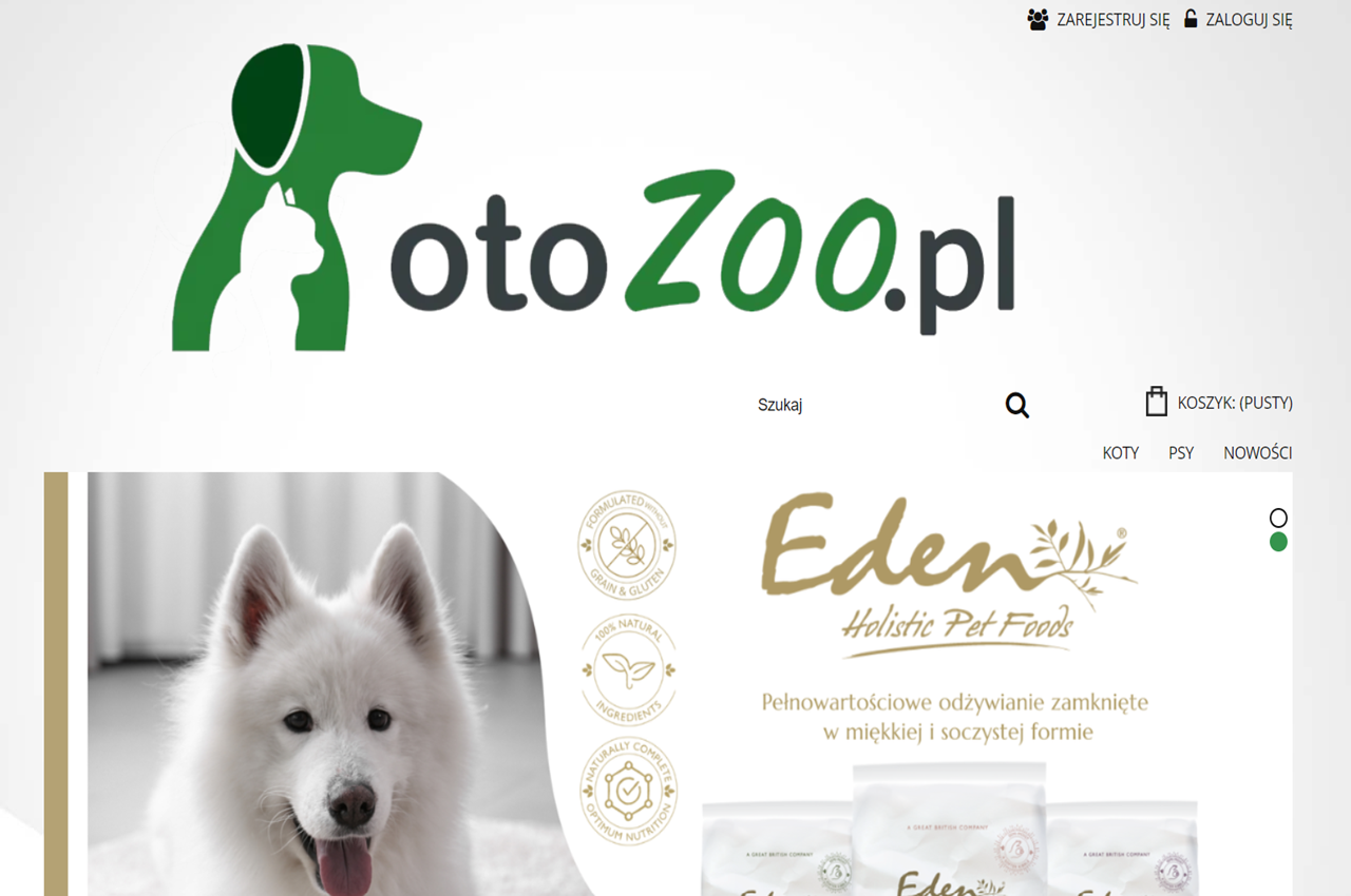 Zrzut strony Karmy dla psów i kotów | Internetowy sklep zoologiczny OtoZoo.pl