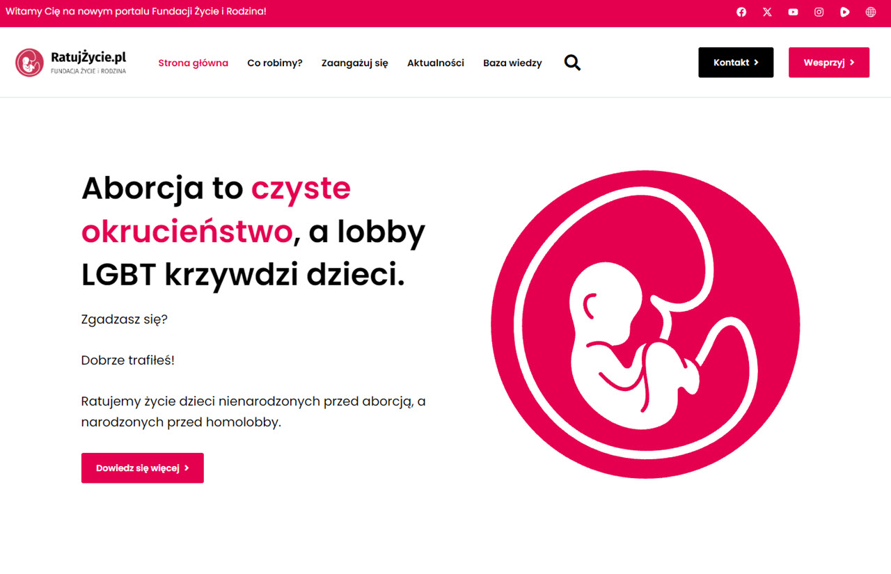 Zrzut strony RatujŻycie.pl