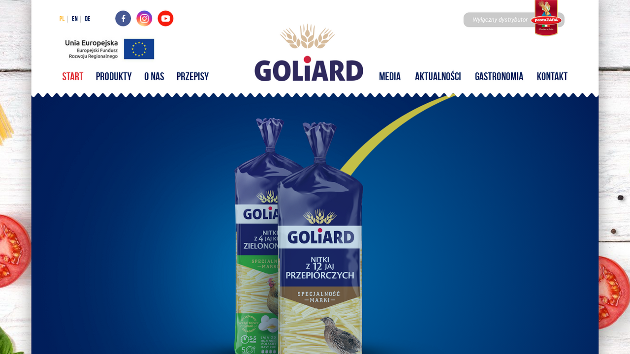 Zrzut strony Goliard